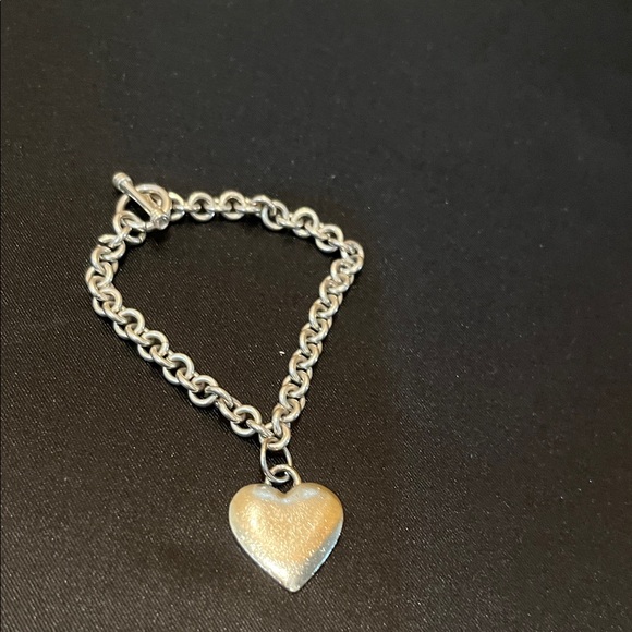 Silver Heart Charm Bracelet - Picture 5 of 9